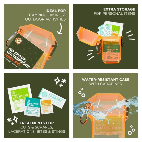 COPY - Be Smart Get Prepared Outdoor 3 Pack First Aid - No Spoof, Waterproof, 3… - Picture 2 of 8